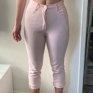 Vintage Pastel Pink Jordache High Waisted Jeans
